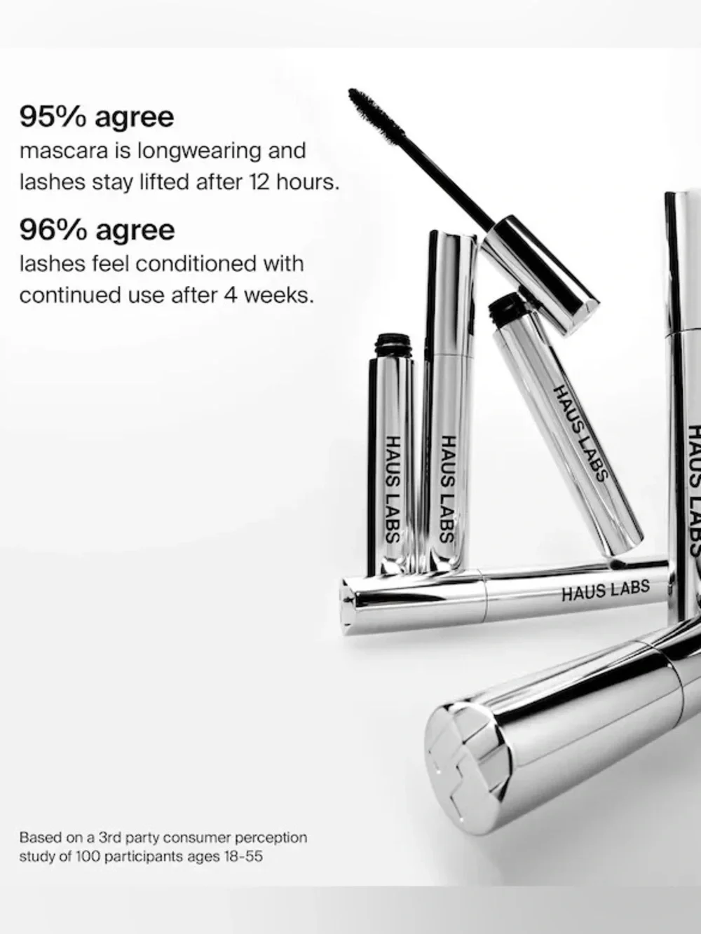 NEW HAUS LABS BY LADY GAGA  B Structural Volumizing and Lengthening Mascara